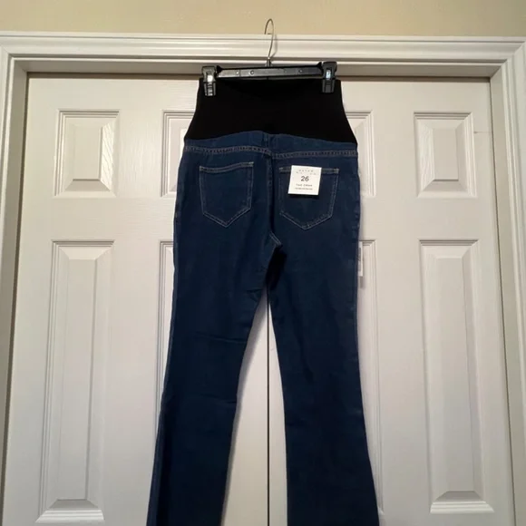 Hatch The Over The Bump Crop Maternity Jeans
